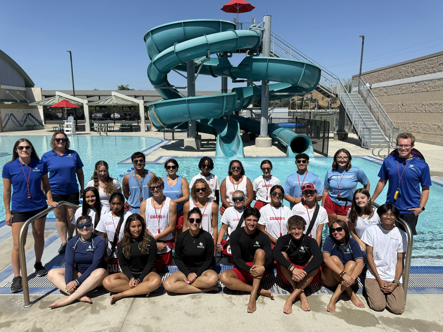 Swan Aquatics team at Gilroy Aquatics Center